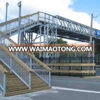 pedestrian bridge,metal structure for pedestrian crossing,steel bailey pedestrian bridge