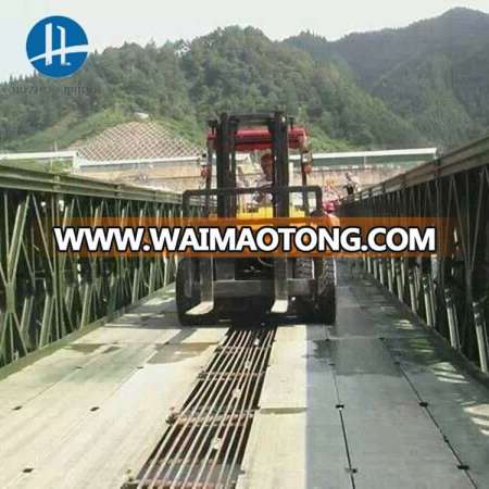 2017 High quality customized steel structure bailey bridge pedestrian bridge for sale